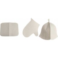 Набор для бани Бацькина баня Classic white