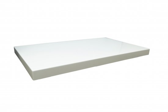 Столешница в ванную Scandi SC90-B 90x47 см, литьевой мрамор, цвет белый