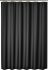 Штора для ванной Swensa Black 180x200 см полиэстер цвет черный