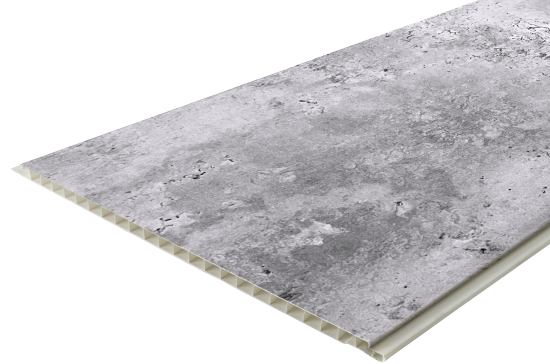 Стеновая панель ПВХ Лофт светлый 2700x250x8 мм 0.675 м²