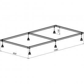Каркас для литьевого поддона Aquanet 0.8