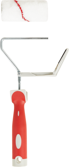 Мини-валик окантовочный Master color 100 мм диаметр бюгеля 6 мм длина ворса 12 мм