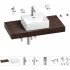 Комплект мебели для ванной комнаты с раковиной Wellsee Genuine Tree