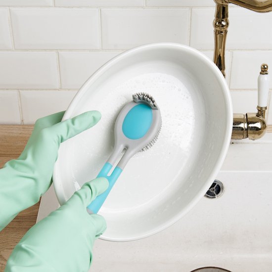 Щётка для посуды резиновая YouLl Love пластик