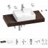 Комплект мебели для ванной комнаты с раковиной Wellsee Genuine Tree