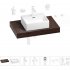 Комплект мебели для ванной комнаты с раковиной Wellsee Genuine Tree