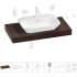 Комплект мебели для ванной комнаты с раковиной Wellsee Genuine Tree