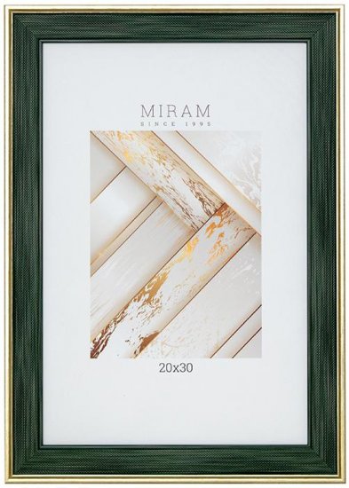 Рамка Мирам 20x30 см пластик цвет зеленый