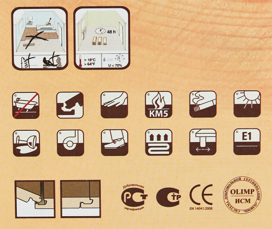 Ламинат Эгерия 33 класс толщина 10 мм с фаской 1.864 м²