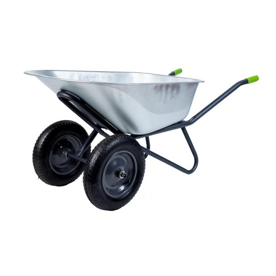 Тачка садово-строительная двухколесная Павловская Заря 120 л 250 кг (ТДУ2-М115)