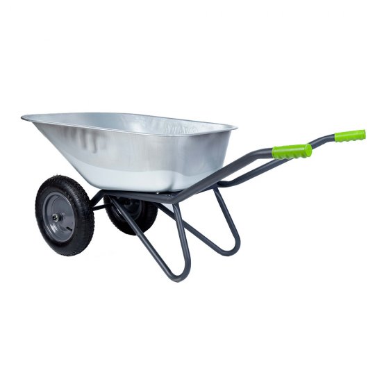 Тачка садово-строительная двухколесная Павловская Заря 120 л 250 кг (ТДУ2-М115)