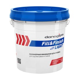 Шпатлевка Danogips Fill&Finish Light универсальная облегченная 17 л/20,9 кг