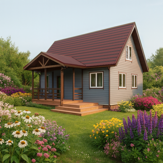 Лист Черепица Ондулин DIY 3.3x820x1950 мм красный