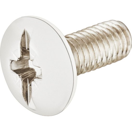 Никелированный соединительный винт Hafele M6x30 мм