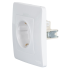 Розетка встраиваемая Systeme Electric Blanca с заземлением без шторок 16 А цвет белый