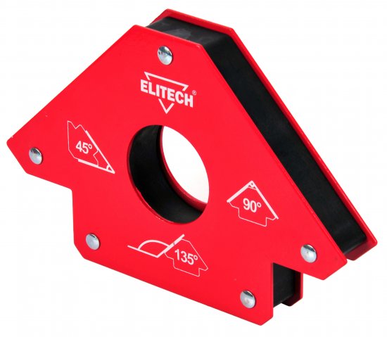Уголок магнитный для сварки Elitech 195308 до 35 кг