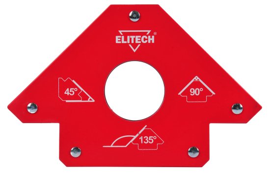 Уголок магнитный для сварки Elitech 195308 до 35 кг