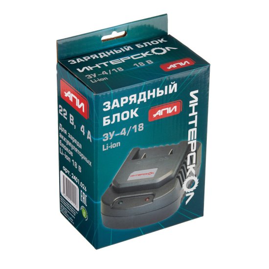 Зарядное устройство Интерскол ЗУ-4/18 18 В 4 А (2401.026)