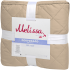 Покрывало двустороннее Melissa 200x220 см микрофибра стёганая цвет бежево-коричневый