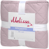 Покрывало двустороннее Melissa 200x220 см микрофибра стёганая цвет розово-серый