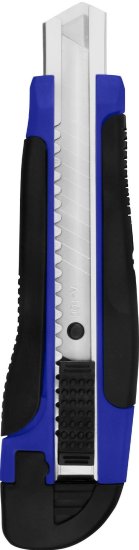 Нож строительный Vertextools 0044-01 двухкомпонентный корпус сегментное лезвие 18 мм