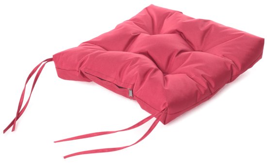 Подушка для стула Туба-Дуба Дачные Посиделки ПДП001 40x40 см цвет вишнёвый