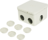 Коробка распределительная Экопласт 85x85x50 мм цвет серый IP44