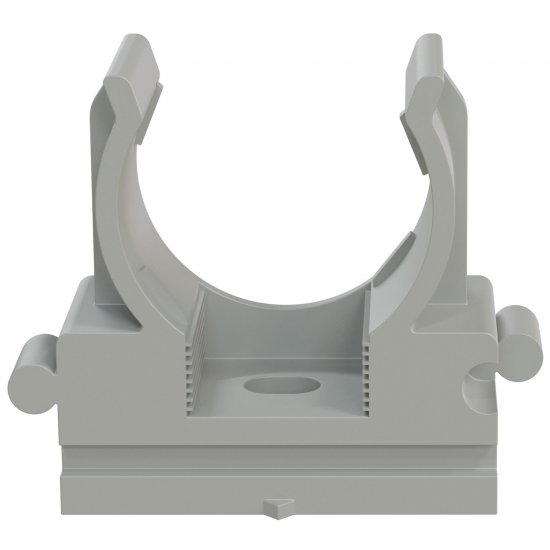 Держатель-клипса для пистолета Экопласт D25 мм цвет серый 50 шт.