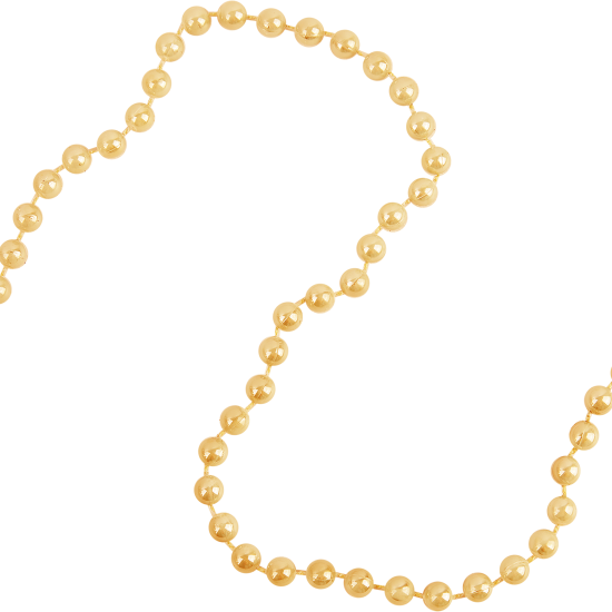 Бусы пластиковые D8мм 10м карамельный