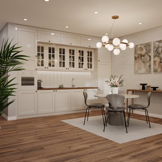 Смеситель для кухни Lavelly Smart хром с высоким изливом однорычажный (624593)