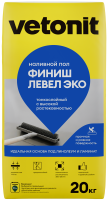 Наливной финишный пол Vetonit Финиш Левел Эко 20 кг