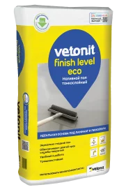 Наливной пол Vetonit Finish Level Eco 20 кг