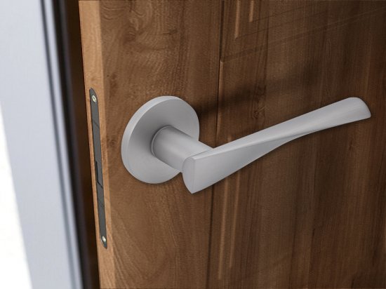 Дверные ручки Palladium Tusculum без запирания цвет никель