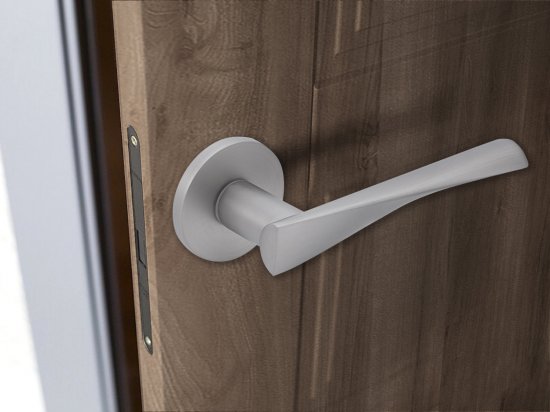 Дверные ручки Palladium Tusculum без запирания цвет никель