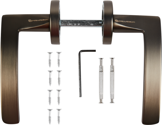 Дверные ручки Palladium Lavinium без запирания цвет графит