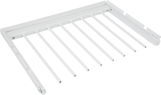 Брючница для шкафа выдвижная Титан-GS 60x43.5 см металл цвет белый