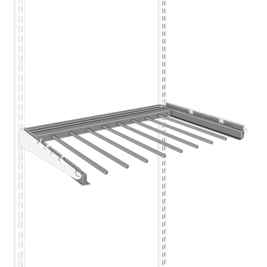Брючница для шкафа выдвижная Титан-GS 60x43.5 см металл цвет белый