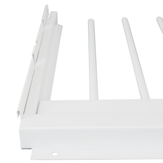 Брючница для шкафа выдвижная Титан-GS 60x43.5 см металл цвет белый