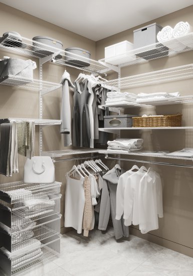 Полка для обуви выдвижная Титан-GS 60.3x18.1x40.6 см металл цвет белый