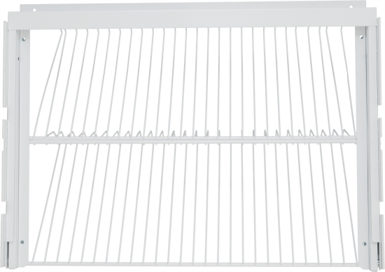 Полка для обуви выдвижная Титан-GS 60.3x18.1x40.6 см металл цвет белый