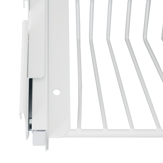 Полка для обуви выдвижная Титан-GS 60.3x18.1x40.6 см металл цвет белый