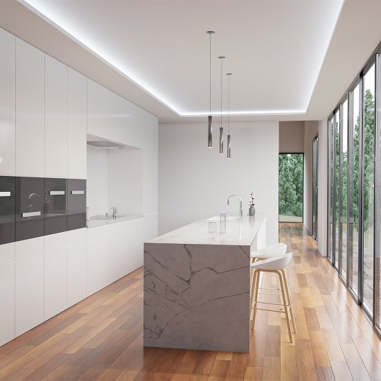 Светодиодная лента Apeyron SMD2835 24В 10 мм 10м 12 Вт/м 60диод/м 1000 лм/м 6500 К холодный белый свет