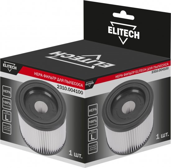 Фильтр для пылесоса Elitech ПС 12-20А/ПС12-35А