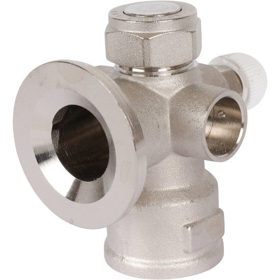 Насосно-смесительный узел Stout для теплого пола с термостатическим клапаном без насоса (SDG-0120-001000)