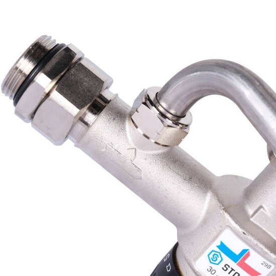 Насосно-смесительный узел Stout для теплого пола с термостатическим клапаном без насоса (SDG-0120-007000)