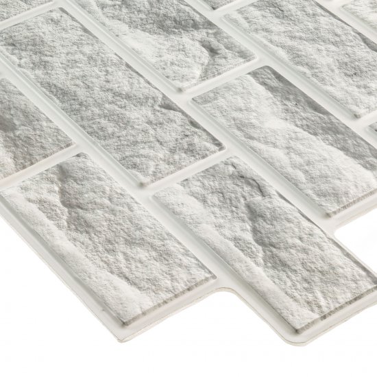 Панель самоклеящаяся ПВХ 468х473х3 мм Grace серый камень 0,22 кв.м