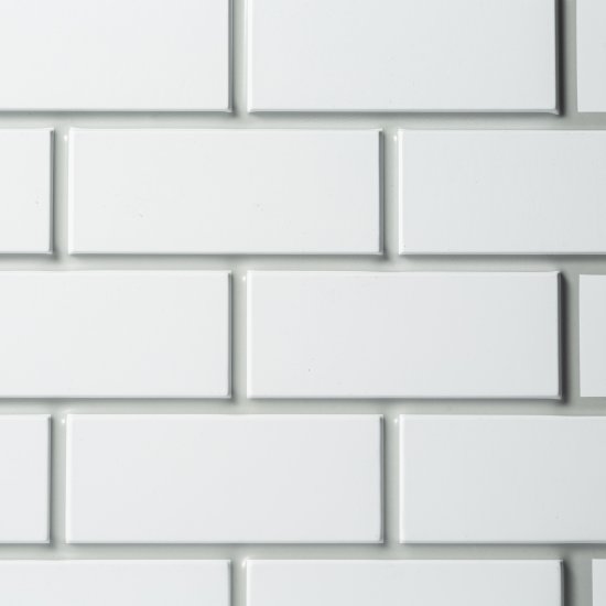 Панель ПВХ 600х600х6 мм eclectica офсет Grace бело-серый кирпич 0,36 кв.м