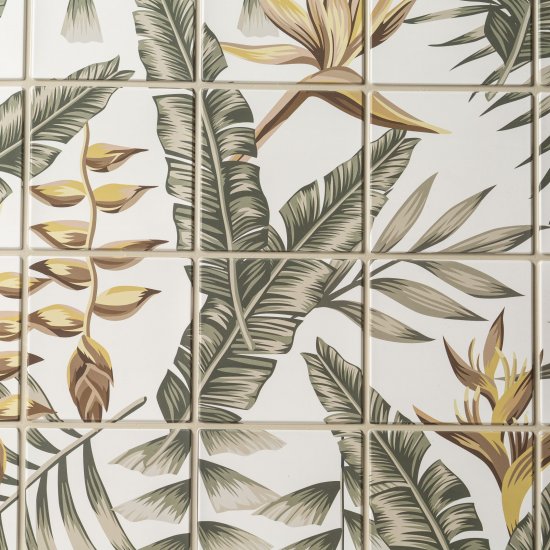 Панель ПВХ 964х484х3 мм цифровая печать Grace тропики 0,47 кв.м