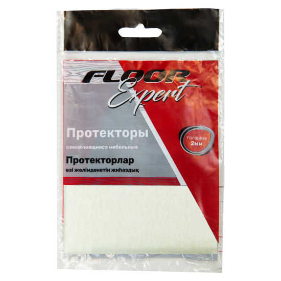 Лента самоклеющаяся для мебели 1000x85 мм прямоугольные фетр цвет белый