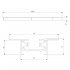 Шинопровод однофазный Elektrostandard Track Rail BK Recessed 1 м черный (a057091)